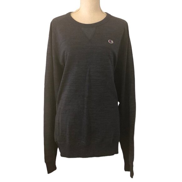 CHAMPION Sweatshirt Men’s Size XXL Blue Crewneck Plus Long Sleeve Athleisure - Picture 9 of 9